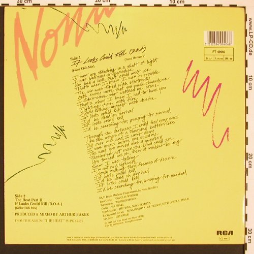 Hendryx,Nona: If Looks Could Kill *2+1,sp.ext,dub, RCA(PT 49940), D,Facts, 85 - 12inch - A3403 - 1,00 Euro