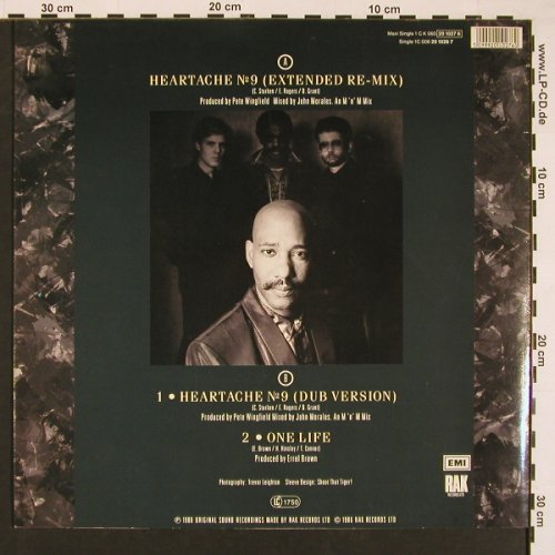 Hot Chocolate: Heartache No.9*2+1, RAK(20 1027 6), EEC, 1986 - 12inch - A5601 - 1,00 Euro