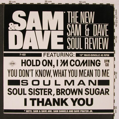 Sam & Dave: Live / Hold On, soul review, CNR(883 342), D, 85 - 12inch - A8723 - 1,00 Euro