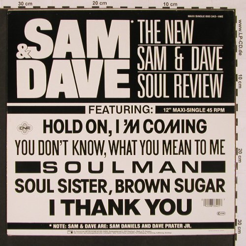 Sam & Dave: Live / Hold On, soul review, CNR(883 342), D, 85 - 12inch - A8723 - 1,00 Euro