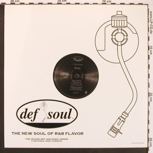 Sisqo: Can I Live*4 / Last Night *3, Def Soul (DEFR 15303-1), US, Promo, 2001 Typ: 12" Best.-Nr.: B8755 Preis: 1,00 Euro