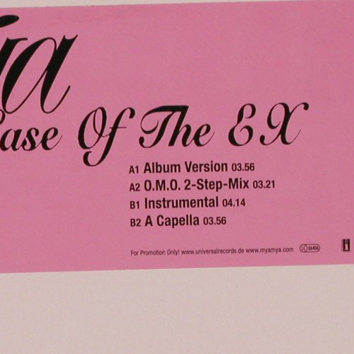 Mya: Case Of The Ex*4, FLC, Universal(), D, Promo,  - 12inch - B8817 - 3,00 Euro