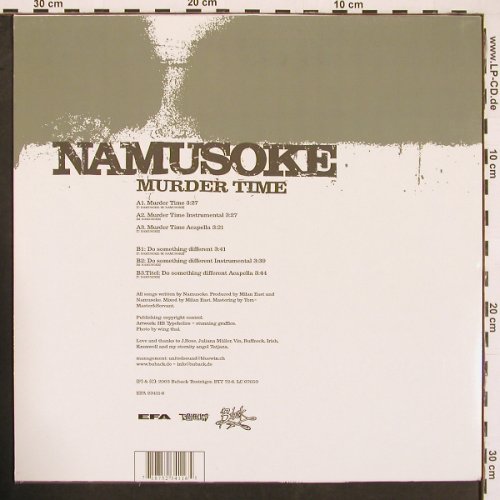 Namusoke: Murder Time*3+3, Buback(BTT 72-6), D, 2003 - 12inch - B9051 - 3,00 Euro