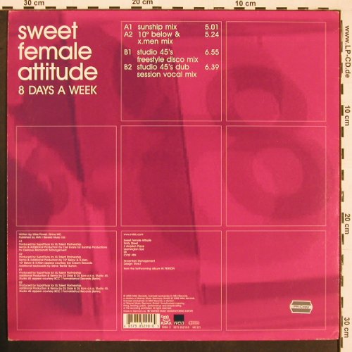 Sweet Female Attitude: 8 Days A Week *4, Milkk(Milkk 3), D, 2000 - 12inch - B9128 - 1,00 Euro