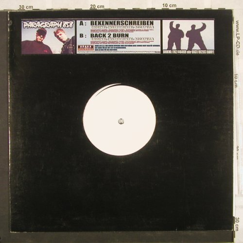 Paragraph 858: Bekennerschreiben*3+3, LC, , D Typ: 12" Best.-Nr.: B9534 Preis: 1,00 Euro