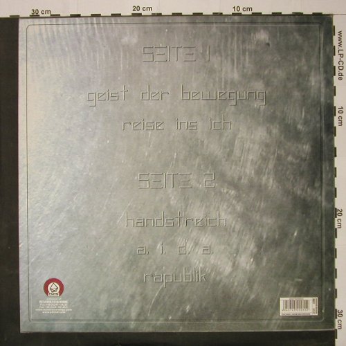 Königswasser: Dreigestirn, 5 Tr., Put Da Needle to da Rec.(), D, 2001 - LP - B9565 - 2,00 Euro