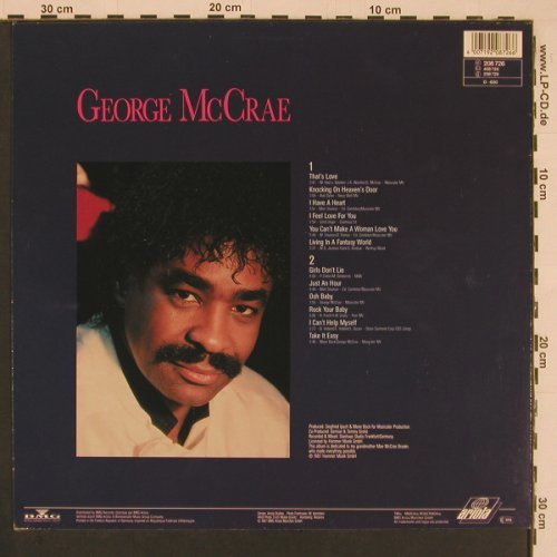Mc Crae,George: I Feel Love For You, Ariola(208 726), D, 1987 - LP - C1875 - 4,00 Euro