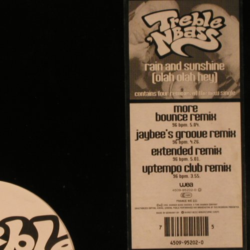 Treble'n Bass: Rain And Sunshine*4, WEA, D, LC, 1994 Typ: 12" Best.-Nr.: C2203 Preis: 1,00 Euro