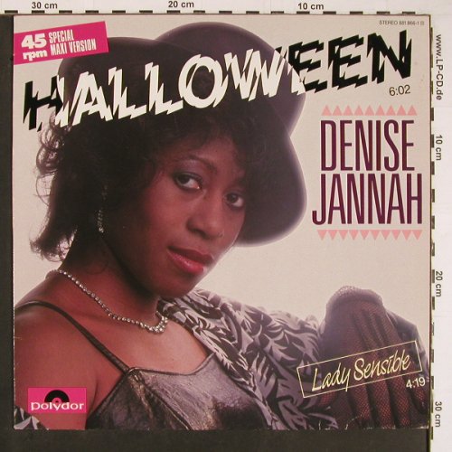 Jannah,Denise: Halloween / Lady Sensible, Polydor (881 866-1), D, 1985 Typ: 12" Best.-Nr.: C2618 Preis: 1,00 Euro