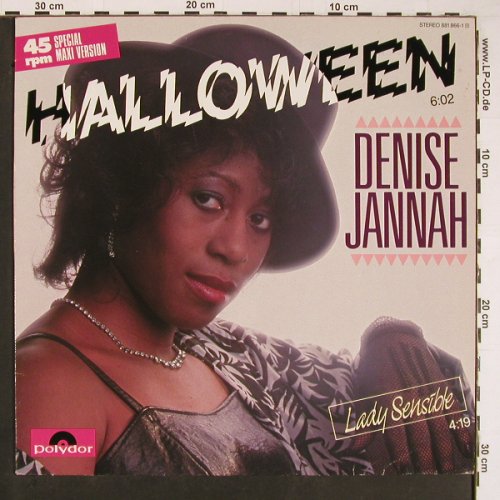 Jannah,Denise: Halloween / Lady Sensible, Polydor(881 866-1), D, 1985 - 12inch - C2618 - 3,00 Euro