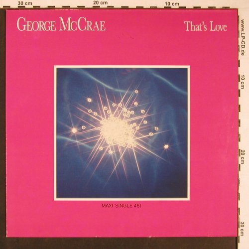 Mc Crae,George: That's Love*2 / Take it easy, Ariola (609 499), D, 1987 Typ: 12" Best.-Nr.: C2655 Preis: 1,00 Euro