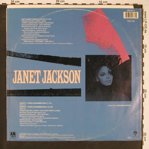 Jackson,Janet: Let's Wait Awhile+2, AM (392 167-1), D, 1987 Typ: 12" Best.-Nr.: C5926 Preis: 1,00 Euro