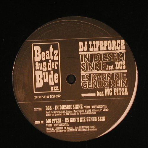 DJ Lifeforce: In Diesem Sinne *2+2, Beatz aus der Bude(BADB-R-001), D, 2000 - 12inch - C6786 - 4,00 Euro