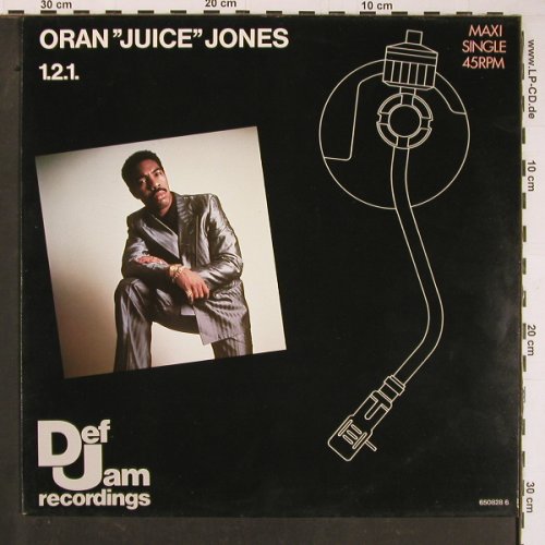 Oran'Juice'Jones: 1.2.1. +2, m-/vg+, Def Jam(650828 6), NL, 1986 - 12inch - C7921 - 3,00 Euro