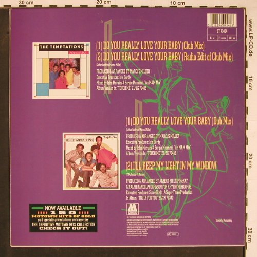 Temptations: Do You Really Love Your Baby*3+1, Motown(ZT 40454), D, 1985 - 12inch - C8314 - 1,00 Euro