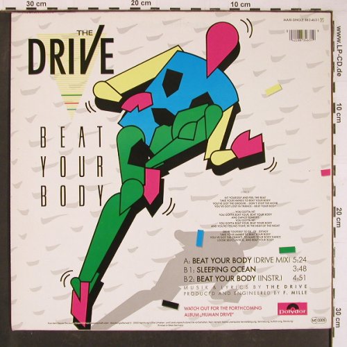 Drive: Beat Your Body*2+1, Polydor(883 463-1), D, 1985 - 12inch - C8425 - 3,00 Euro
