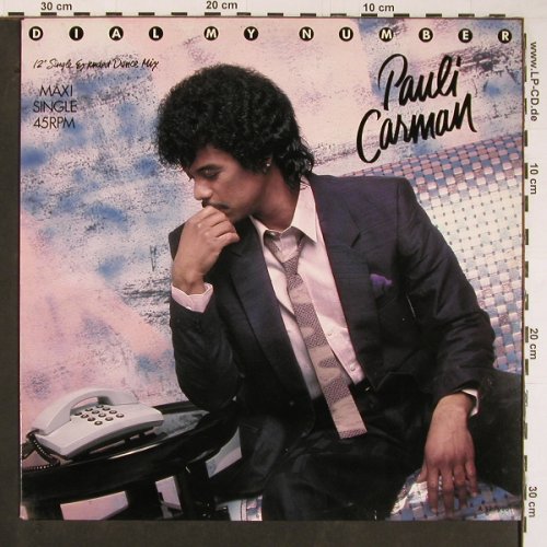 Carman,Pauli: Dial My Number *3, CBS(A 12.7096), NL, 1986 - 12inch - C9000 - 3,00 Euro