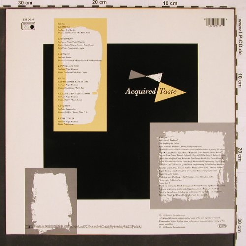 Junior: Aquired Taste, m-/vg+, London, D, 1985 Typ: LP Best.-Nr.: C9588 Preis: 2,00 Euro