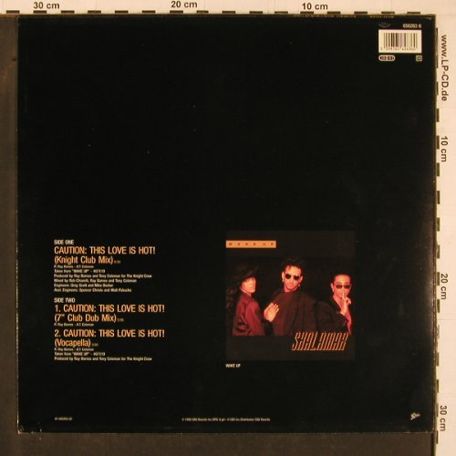 Shalamar: Caution: This Love Is Hot *3, Epic(656263 6), NL, 1990 - 12inch - C9826 - 1,00 Euro