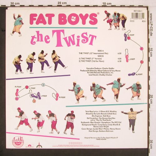 Fat Boys: The Twist*3, Tin Pan A. (887 638-1), D, 1988 Typ: 12" Best.-Nr.: E2382 Preis: 1,00 Euro
