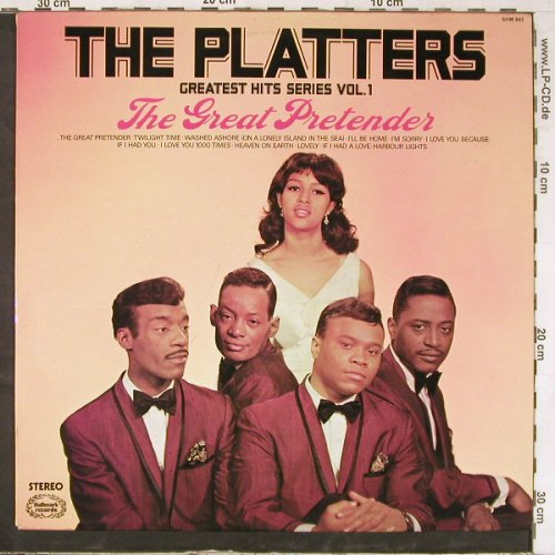 Platters: The Great Pretender-Gr.HitsSerieV.1, Hallmark(SHM 843), UK, 1966 - LP - E4744 - 5,00 Euro