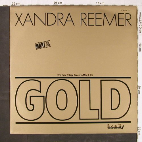 Reemer,Xandra: Gold/Insanity, Teldec(6.20549 AE), D, 1986 - 12inch - E5535 - 2,50 Euro