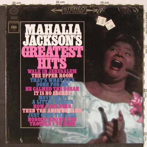 Jackson,Mahalia: Greatest Hits, FS-New, Columbia(CS 8804), US, 1963 - LP - E5596 - 9,00 Euro