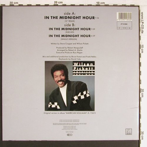 Pickett,Wilson: In the Midnight Hour,rmx 1987 vers., Motown(ZT 41584), D, 1987 - 12inch - E6372 - 2,50 Euro