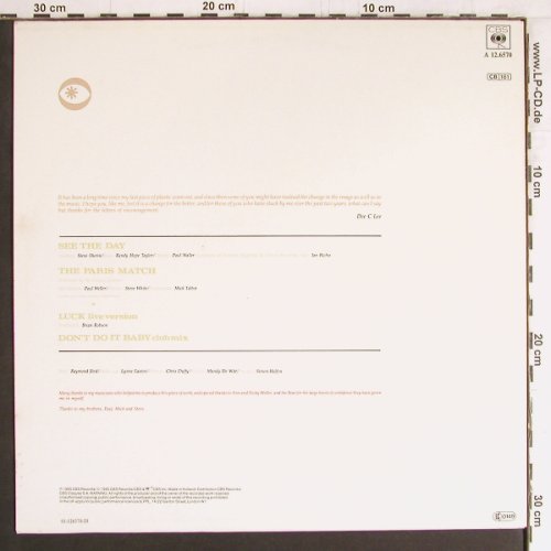 Dee C.Lee: See the day+3, CBS (A 12.6570), NL, 1985 Typ: 12" Best.-Nr.: E6466 Preis: 1,00 Euro