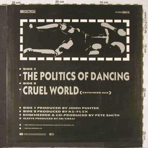 Re-Flex: The Politic Of Dancing(ext.mx)+1, EMI(2000116), D, 1984 - 12inch - E6475 - 5,00 Euro