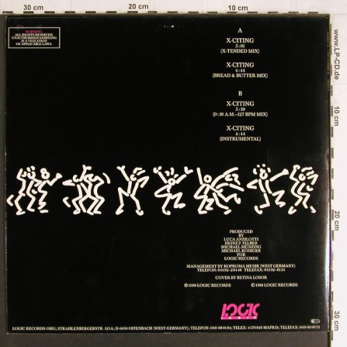 X-Citing Girls: X-Citing*4, Logic (LOC IV), D, 1988 Typ: 12" Best.-Nr.: E9774 Preis: 1,00 Euro