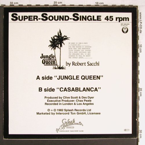 Sacchi,Robert: Jungle Queen/Casablanca, Splash/Blow Up(INT 125.509), D, co, 1982 - 12inch - E9984 - 1,00 Euro