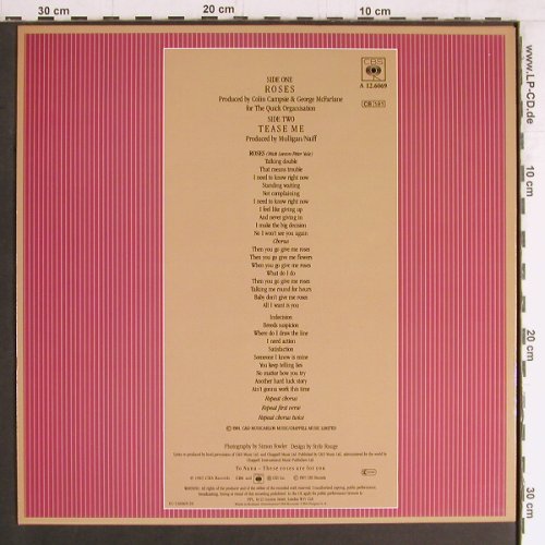 Haywoode: Roses, ext./Tease Me, CBS(A 12.6069), NL, 1985 - 12inch - F1404 - 1,00 Euro