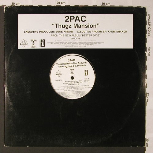 2Pac: Thugz Mansion*6, Promo, LC, Interscope(2PACVP1), EU, 2002 - 12inch - F140 - 5,00 Euro
