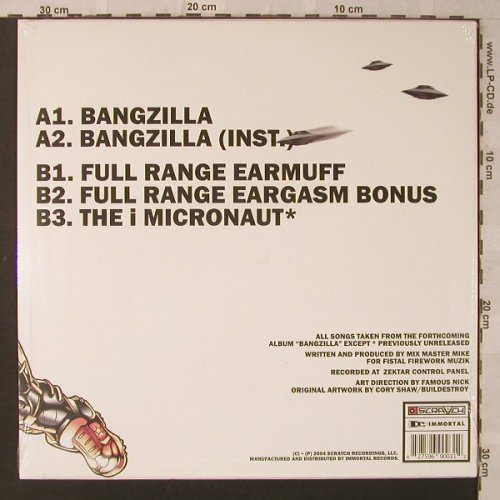 Mix Master Mike: Bangzilla *5, FS-New, Scratch Recordings(SCR003-1), , 2004 - 12inch - F2210 - 9,00 Euro