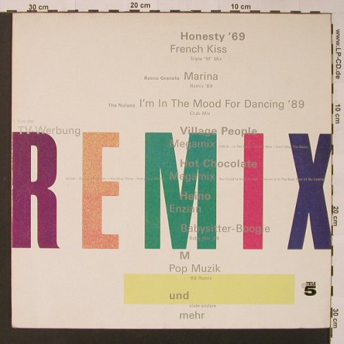 V.A.Remix: 16 Tr., EMI(186-7 93329 1), D, 1989 - 2LP - F2913 - 6,00 Euro