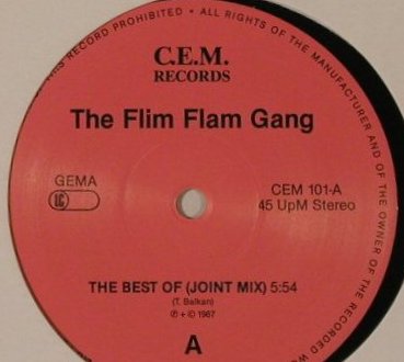 Flim Flam Gang: The Best Of(Joint Mix)+1, LC, C.E.M. Records(CEM 101), D, 1987 - 12inch - F3066 - 5,00 Euro