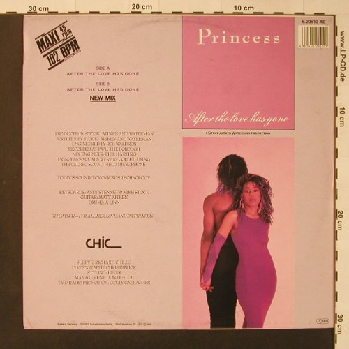 Princess: After The Love Has Gone*2, Chic(6.20510 AE), D, 1985 - 12inch - F3234 - 3,00 Euro
