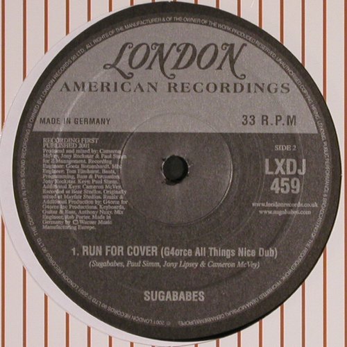 Sugarbabes: Run For Cover*3, London FLC(LXDJ 459), D, 2001 - 12inch - F3649 - 1,00 Euro