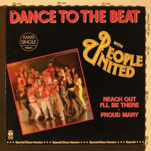 People United: Reach Out I'll Be There /Proud Mary, K-tel(TG 2101), D,m-/vg+co, 1986 - 12inch - F3672 - 2,50 Euro