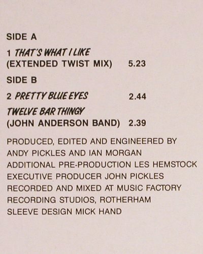 Jive Bunny & The Mastermixers: That's What I Like(Ext.Twist Mix)+2, BCM (12350), D Typ: 12" Best.-Nr.: F3883 Preis: 3,00 Euro