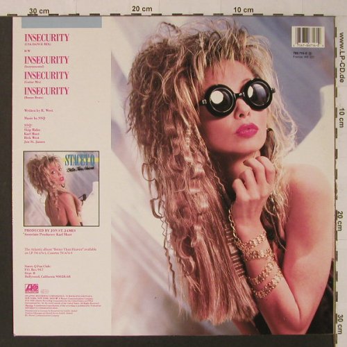 Stacey Q: Insecurity*4, Atlantic(786 716-0), D, 1986 - 12inch - F4619 - 2,50 Euro