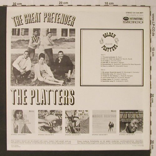 Platters: The Great Pretender, Mercury(134 544 MFY), NL,  - LP - F5712 - 12,50 Euro