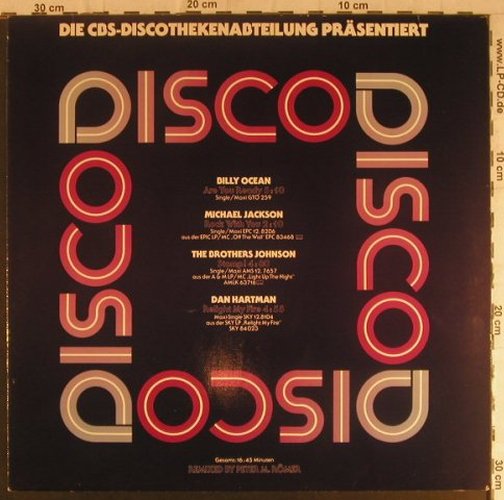 V.A.CBS Disco Promotion: Disco Disco/New Disco, CBS(SAMP 9), NL, 1980 - LP - F5913 - 6,00 Euro