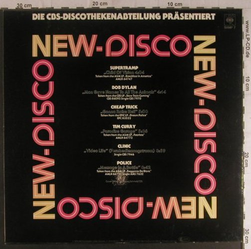 V.A.CBS Disco Promotion: Disco Disco/New Disco, CBS(SAMP 7), NL, 1979 - LP - F5914 - 6,00 Euro