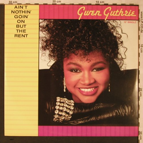 Guthrie,Gwen: Ain't Nothin' goin' On But The Rent, Polydor(855 210-1), D, 1986 - 12inch - F7092 - 3,00 Euro