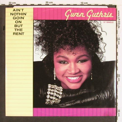 Guthrie,Gwen: Ain't Nothin' goin' On But The Rent, Polydor (855 210-1), D, 1986 Typ: 12" Best.-Nr.: F7092 Preis: 1,00 Euro
