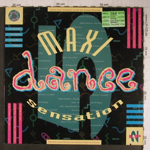 V.A.Maxi Dance Sensation: 5, 20 Dance Hits in Maxi Version, Ariola(304 359), D, 1991 - 2LP - F8030 - 6,00 Euro
