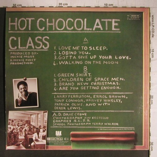 Hot Chocolate: Class, RAK(074-64 174), NL, 1980 - LP - F8115 - 5,00 Euro
