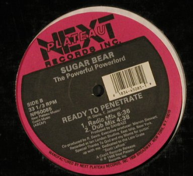Sugar Bear: Don't scandalize me/Ready to penetr, Next Plateau(NP 50085), US, FLC, 1988 - 12inch - H1616 - 4,00 Euro